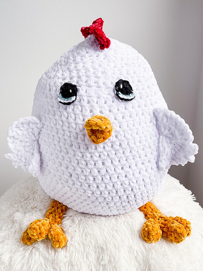 Crochet Bawk Bawk Chicken Squish Pattern