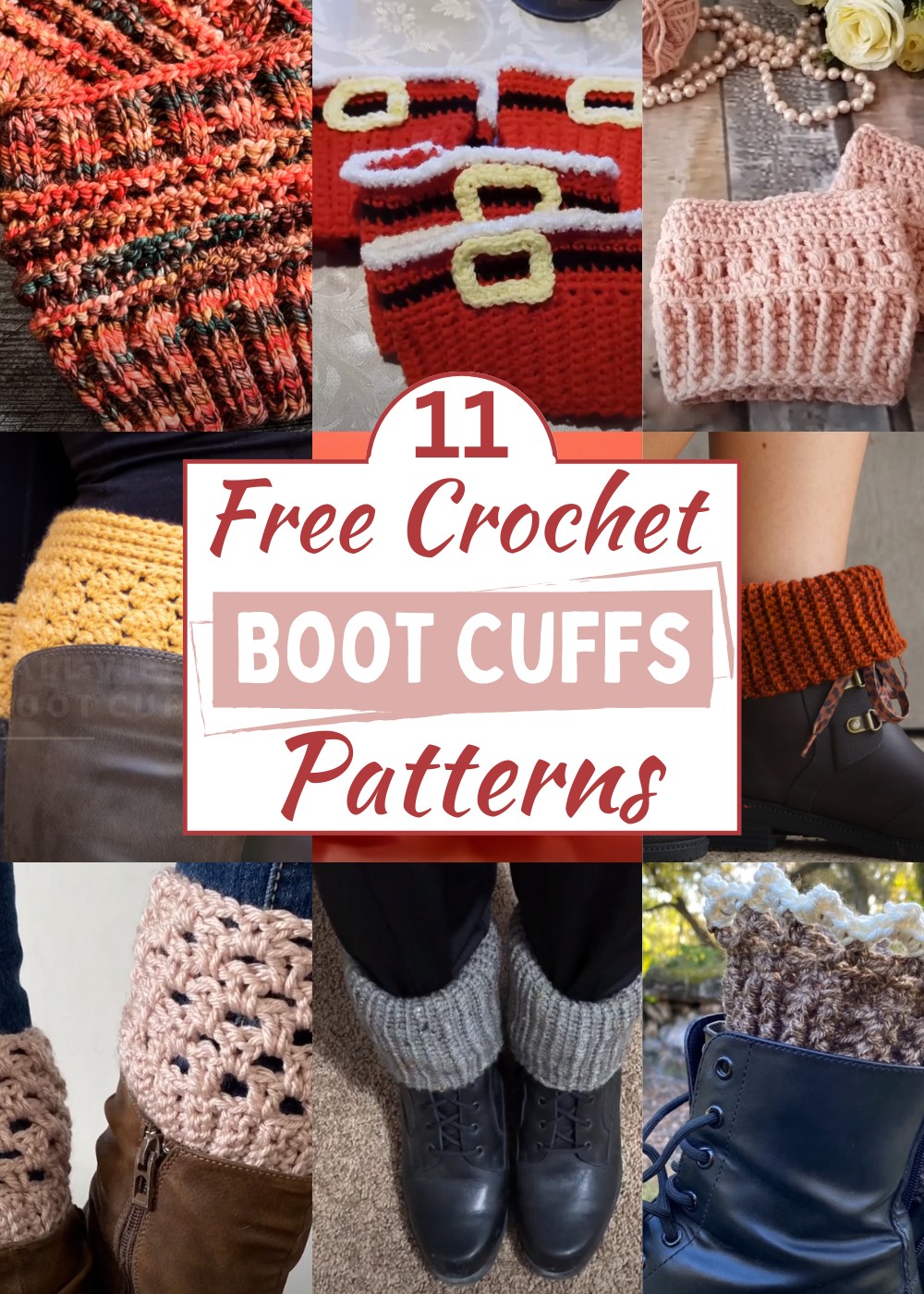 Crochet Boot Cuffs Patterns