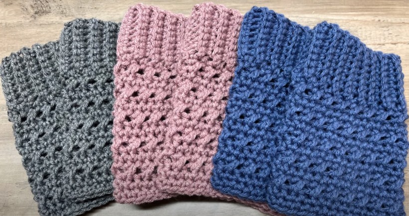 Crochet Boot Cuffs