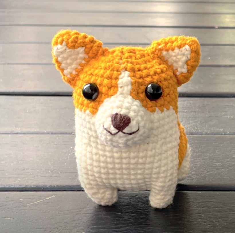 Crochet Corgi Dog Free Pattern