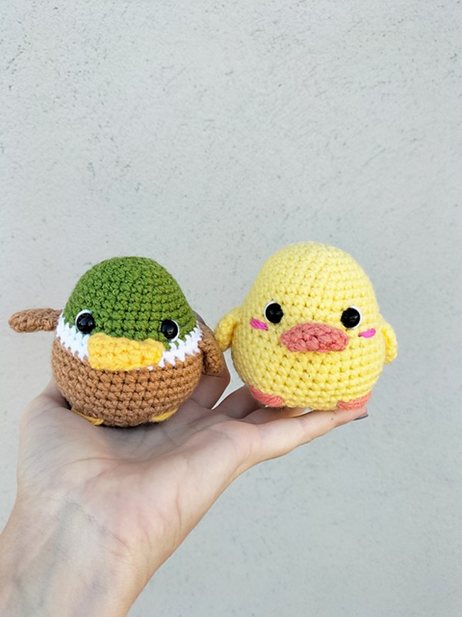 Crochet Dumpling Ducks Pattern