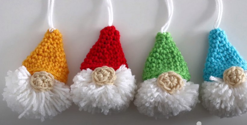 Crochet Gnome Pom-Pom