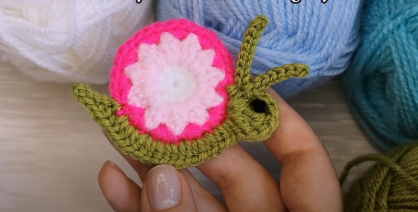 Crochet How To Do A Snail Raock