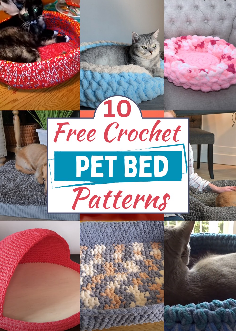 Crochet Pet Bed Patterns