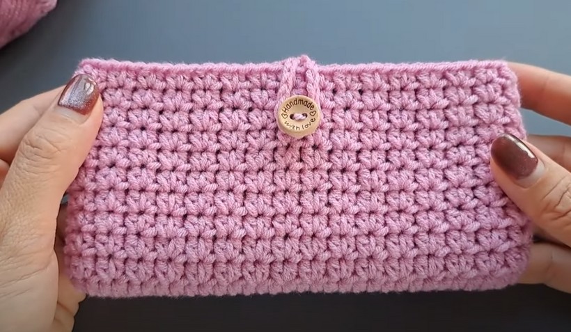 Crochet Phone Bag 2hdc Stitch Pattern