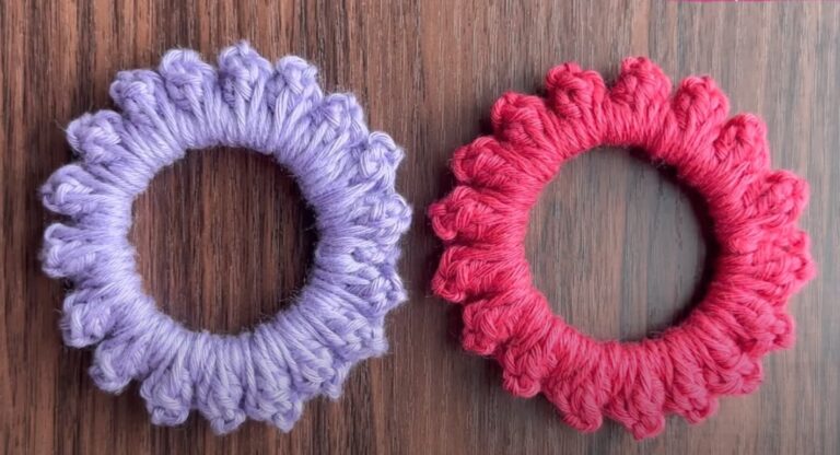 15 Free Crochet Scrunchie Patterns For Stylized Hair Management!