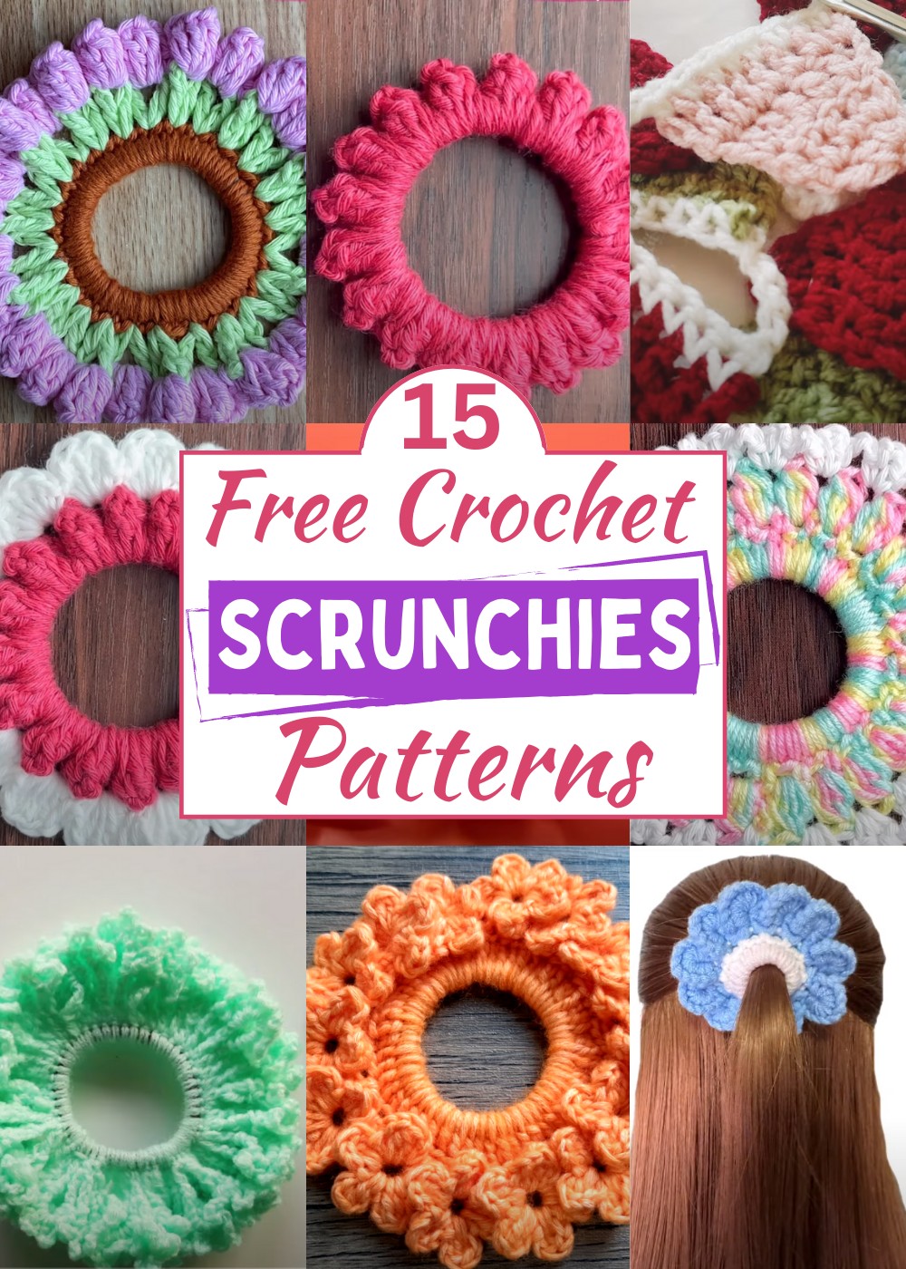 Crochet Scrunchies Patterns