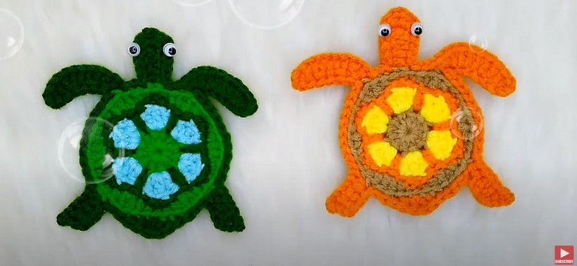 Crochet Sea Turtle Applique