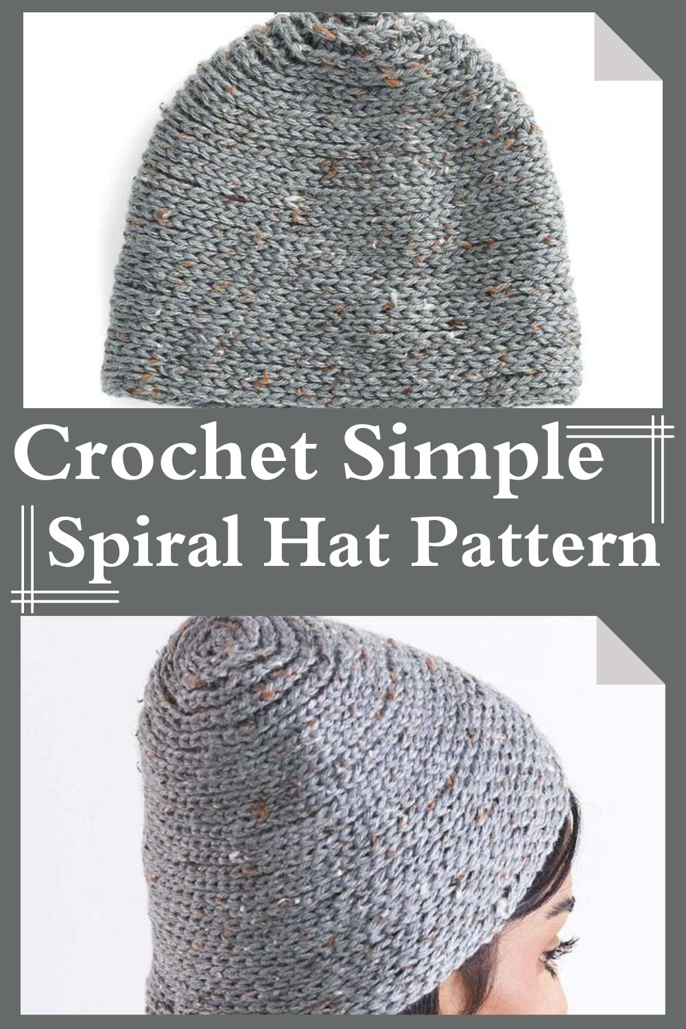 Crochet Simple Spiral Hat Pattern