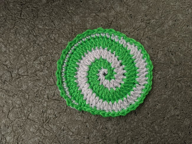 Crochet Spiral Hot Pad Pattern