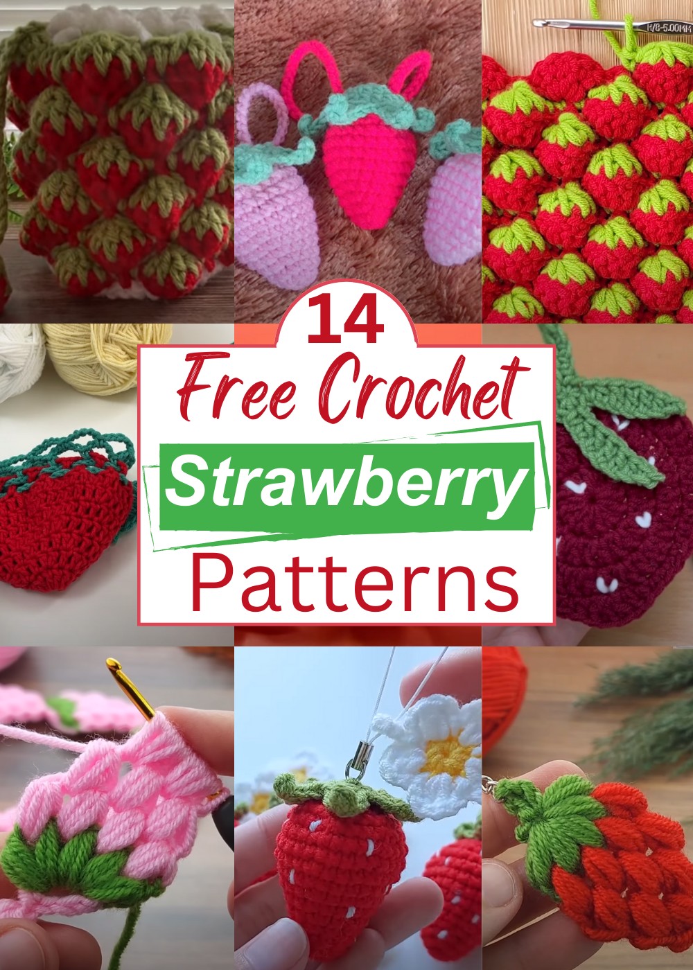 Crochet Strawberry Patterns 1