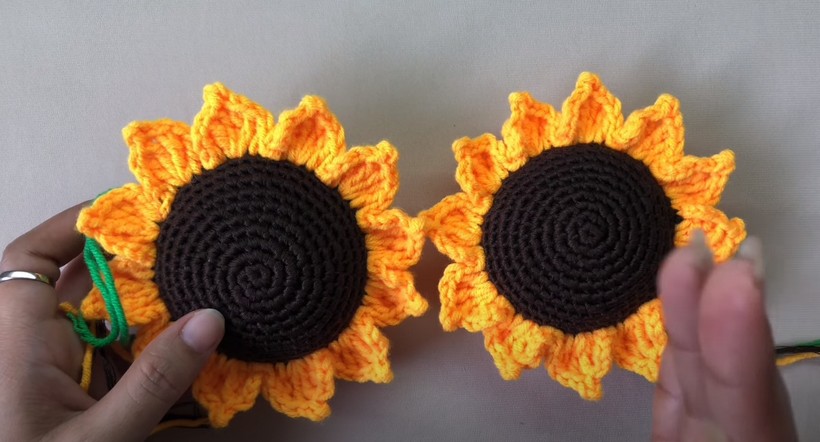 Crochet Sunflower Easy Pattern 1