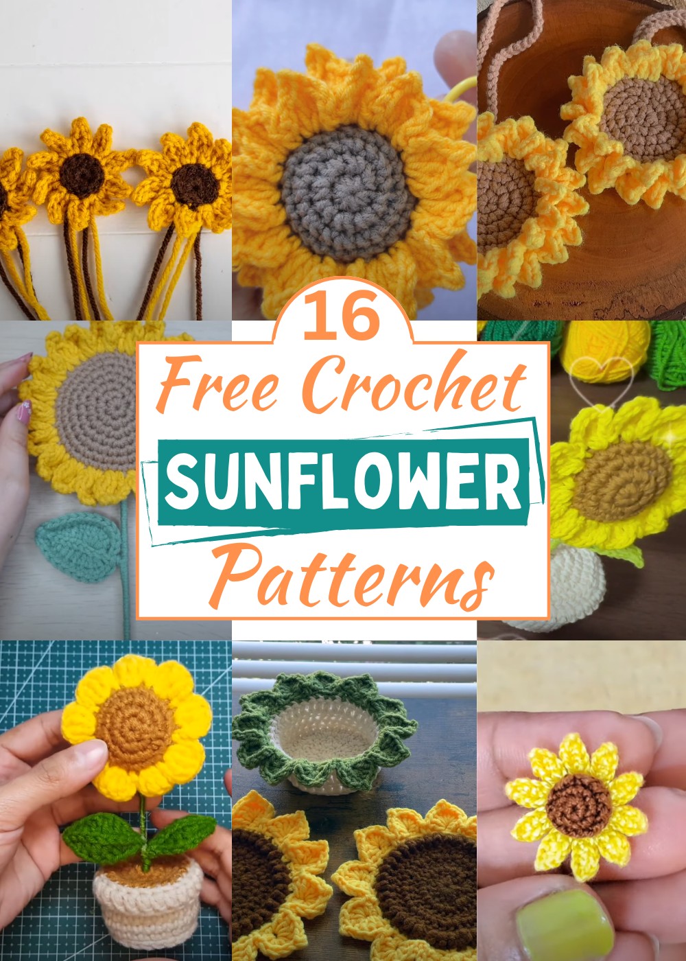 Crochet Sunflower Patterns