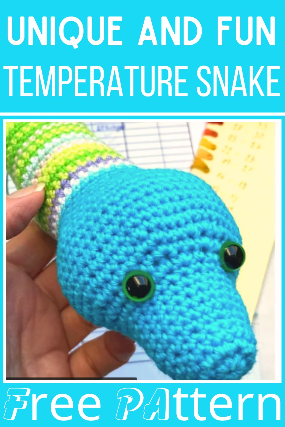 Crochet Unique And Fun Temperature Snake