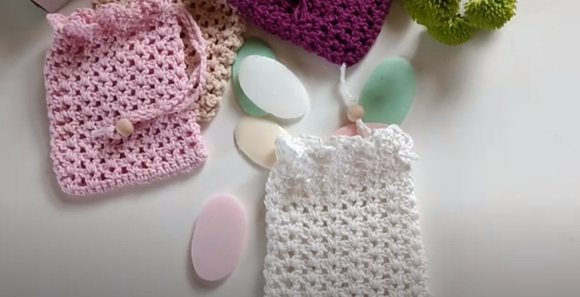 Crocheted Soap Bag