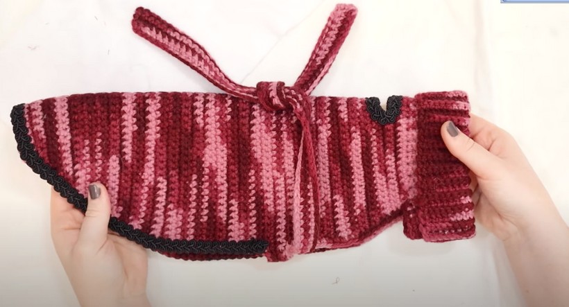 EASY Crochet Turtleneck Dog Sweater