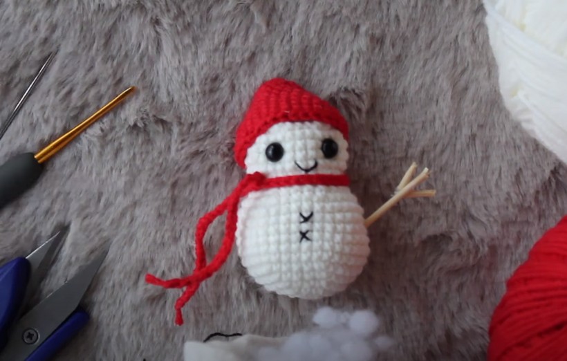 Easy Amigurumi Snowman Crochet