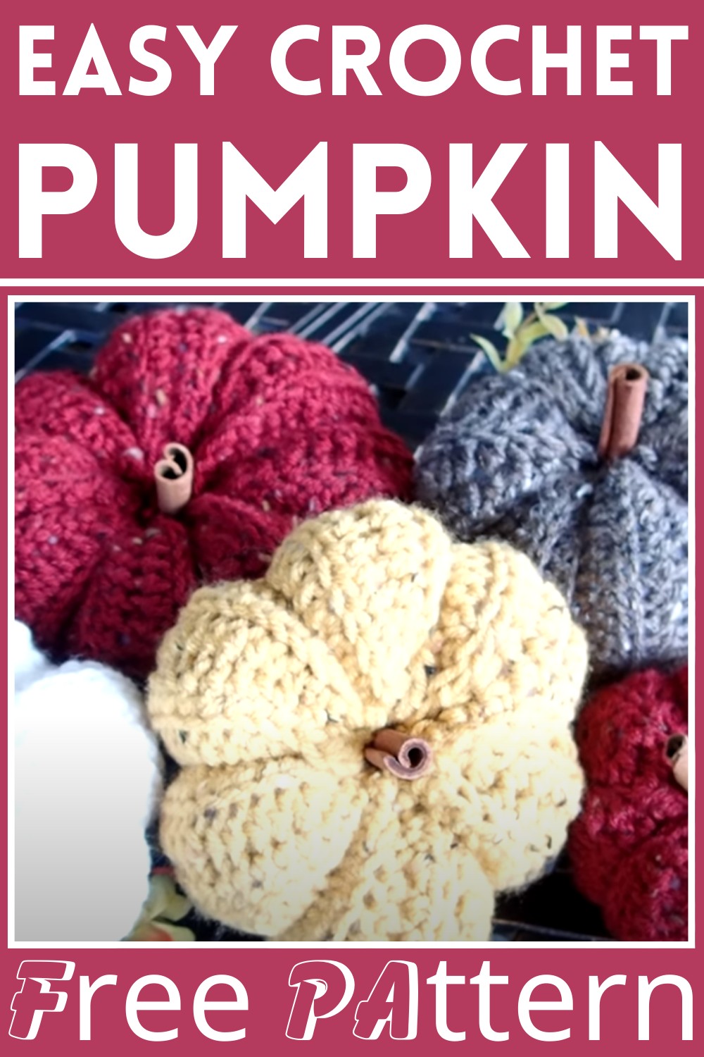 Easy Crochet Pumpkin Pattern