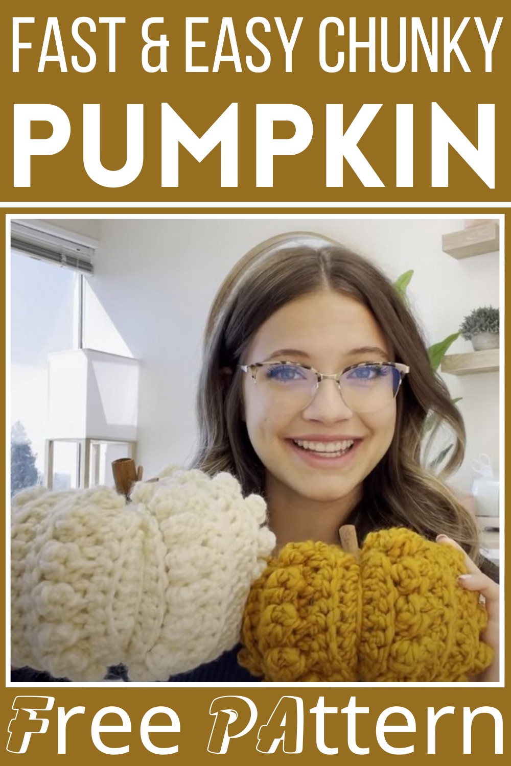 Fast & Easy Chunky Pumpkin Crochet Pattern