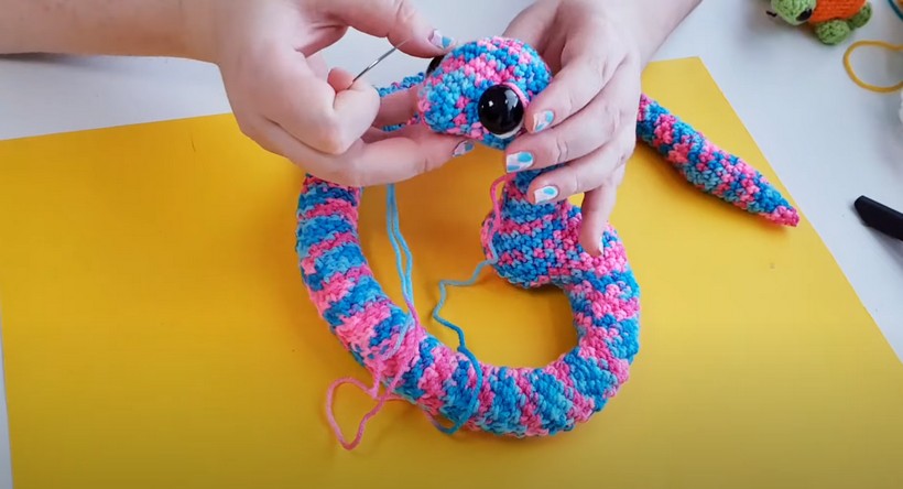 How To Crochet A Full Sized Snake