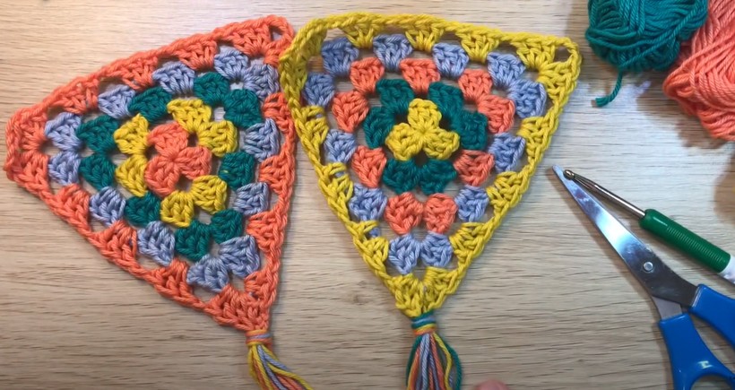 How To Crochet A Triangle Bunting