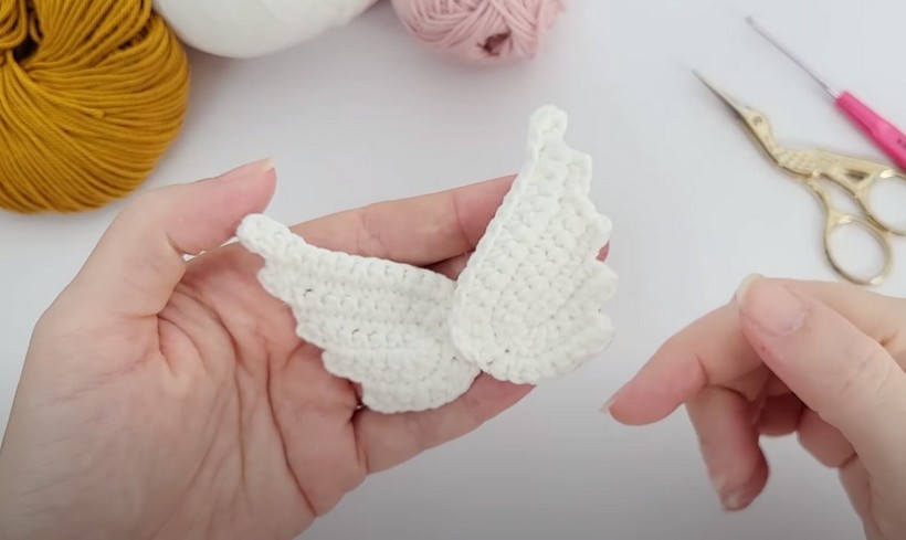 How To Crochet Angel Wings Applique