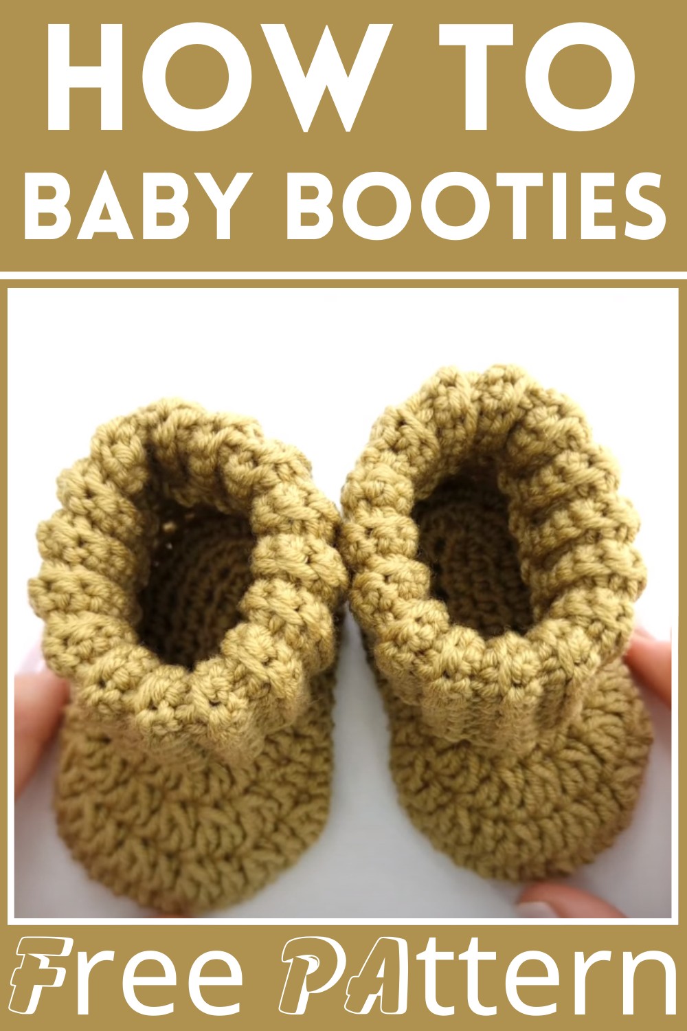 How To Crochet Baby Booties