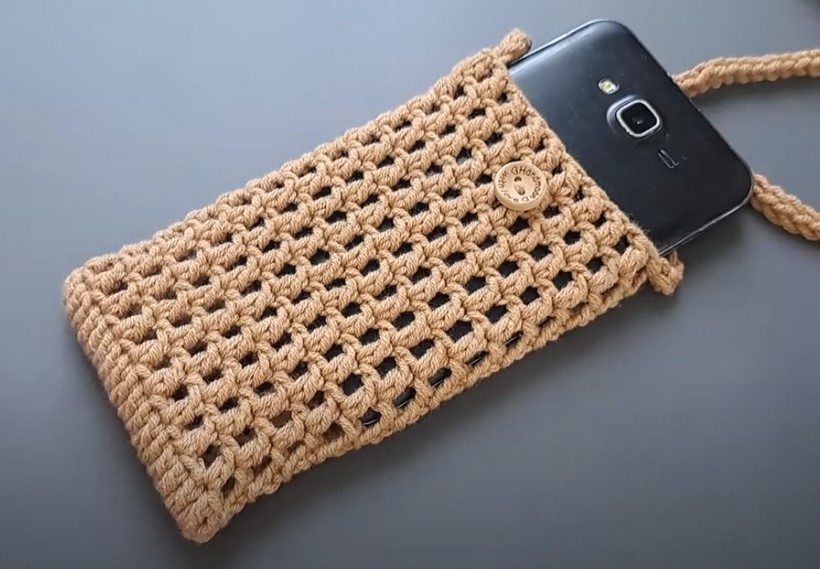  How To Crochet Mobile Phone Bag