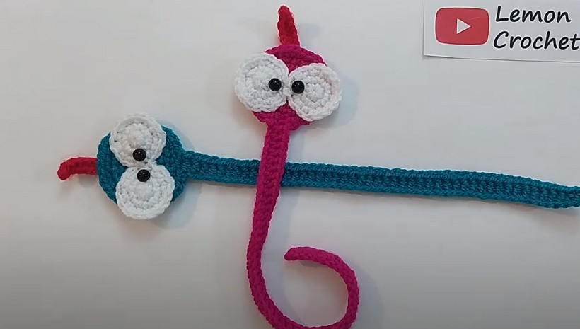 How To Crochet Snake Bookmark