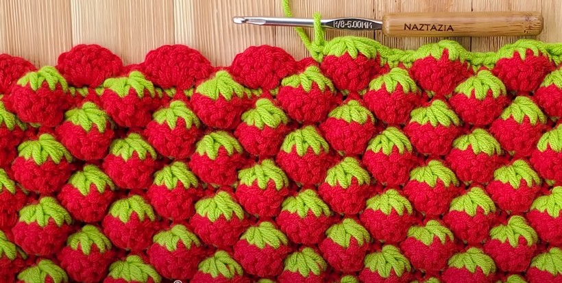 How To Crochet Strawberry Stitch