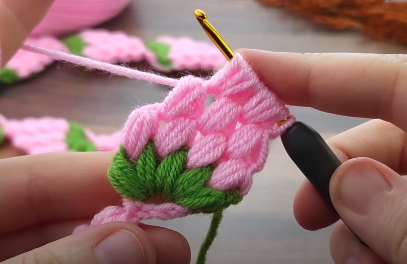How To Make A Crochet Strawberry Bandana