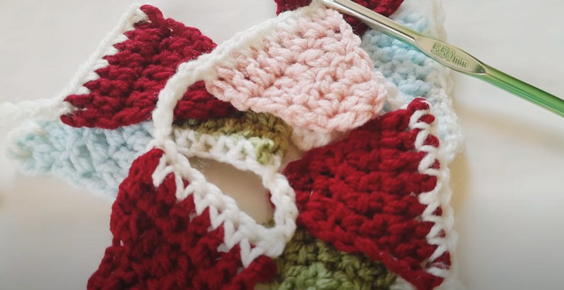 How To Make Crochet Bunting Double