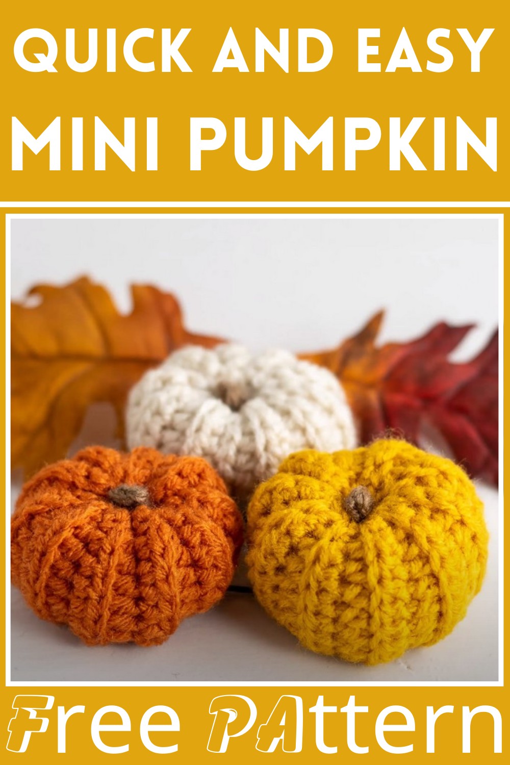 Quick And Easy Mini Crochet Pumpkin