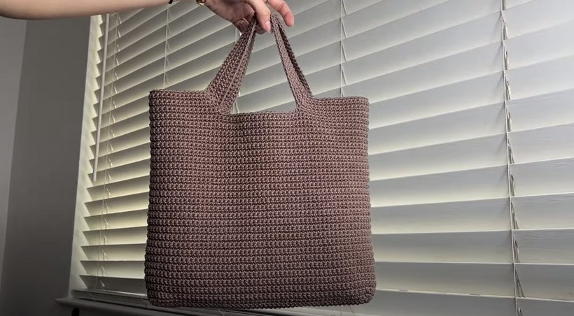Simple Crochet Tote Bag
