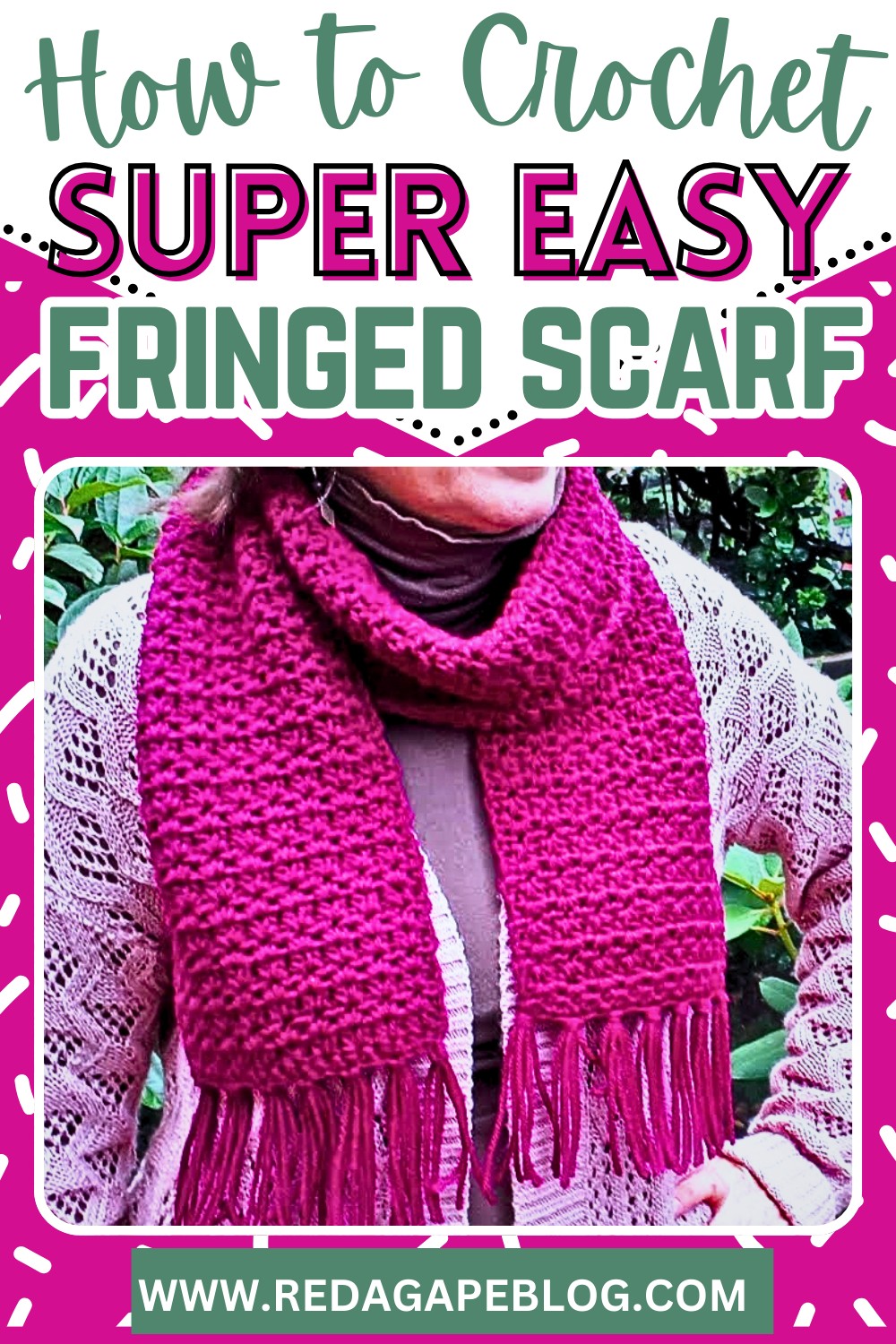Super Easy Crochet Scarf