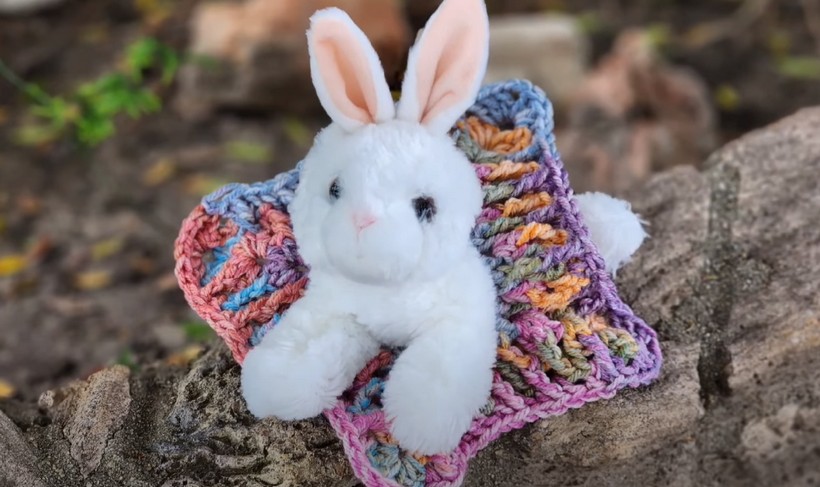 Textured Crochet Lovey