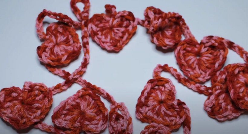 Valentine Heart Chain Garland