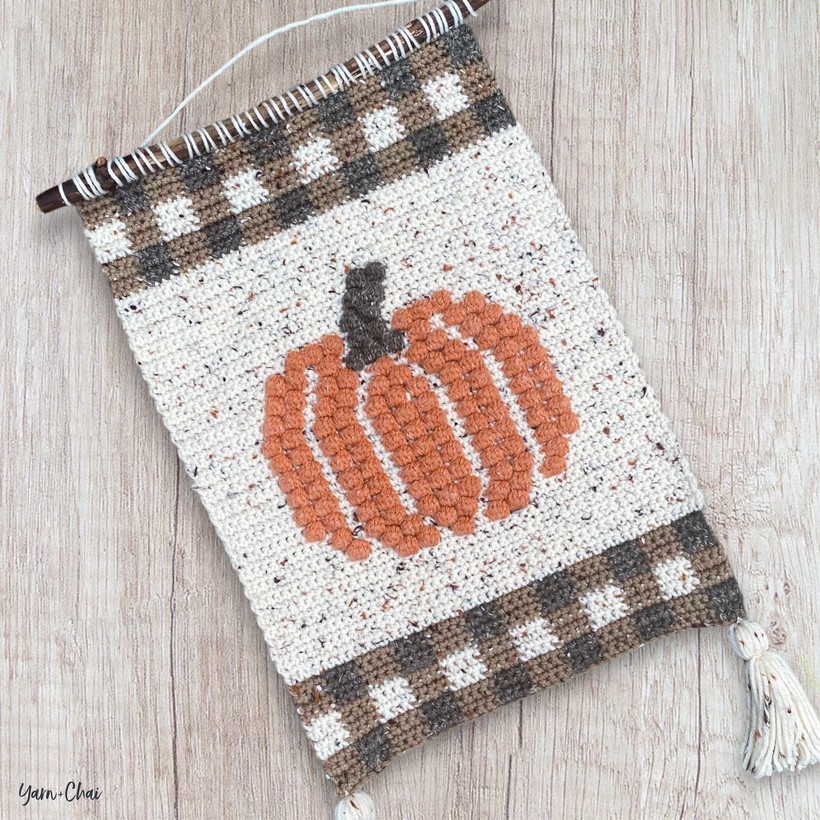 Autumn Pumpkin Wall Hanging