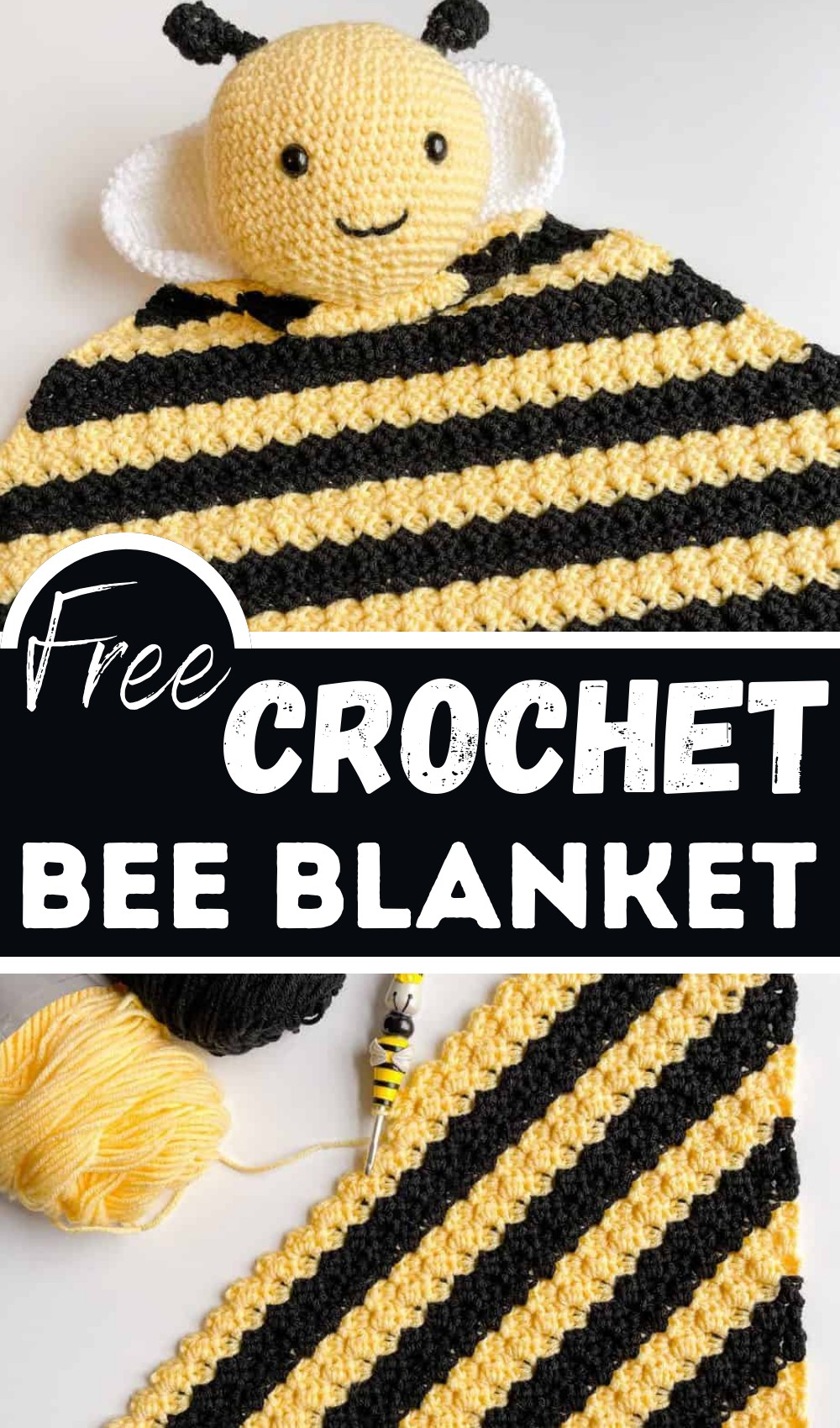 Bee Crochet Blanket