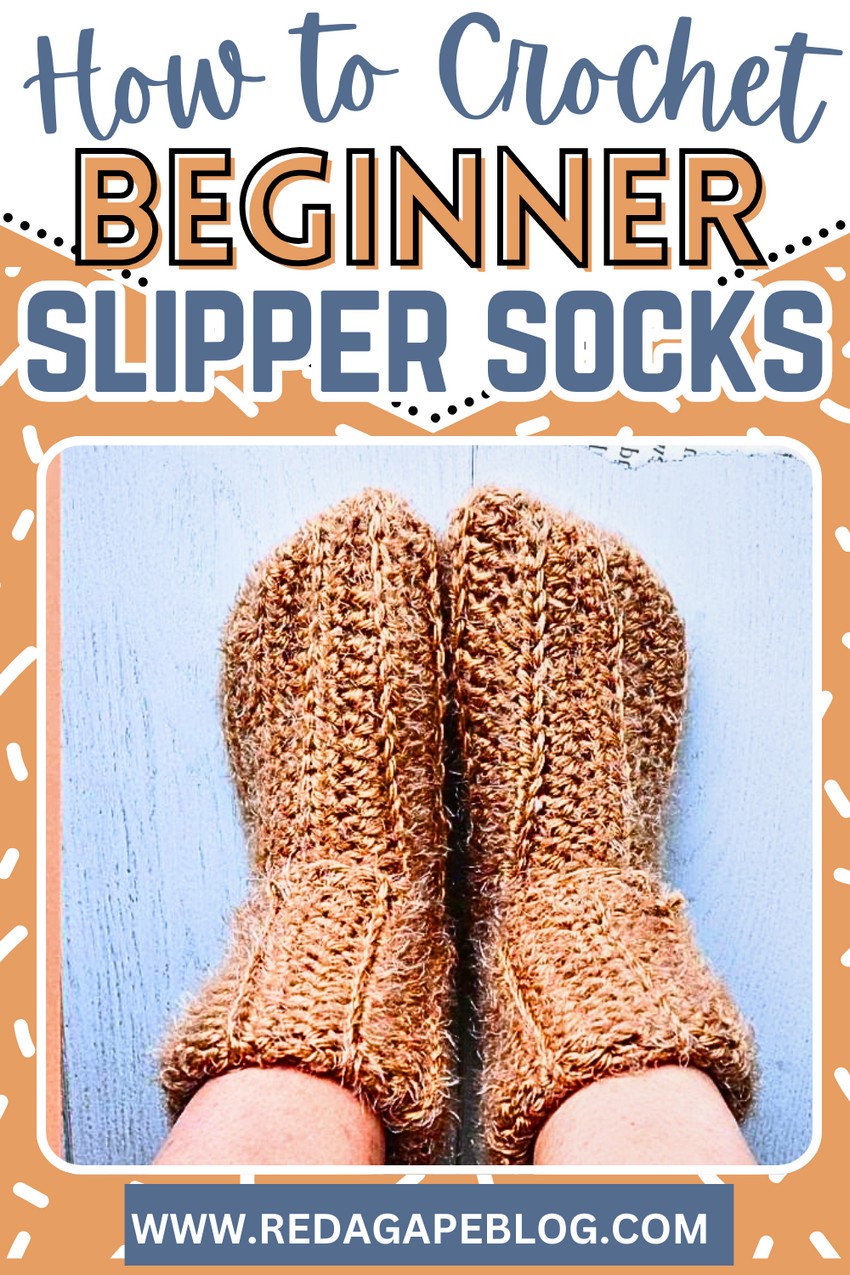 Beginner Friendly Crochet Slipper Socks
