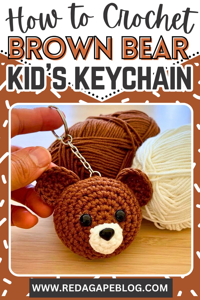 Brown Bear Keychain