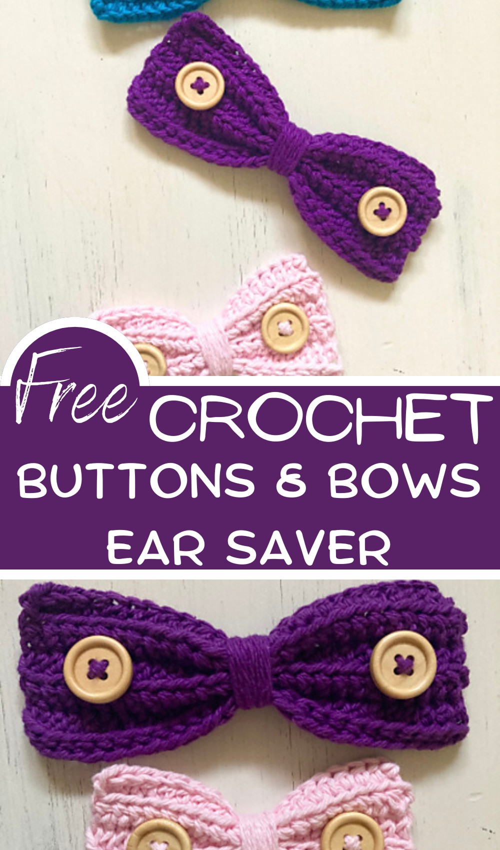 Buttons & Bows Ear Saver