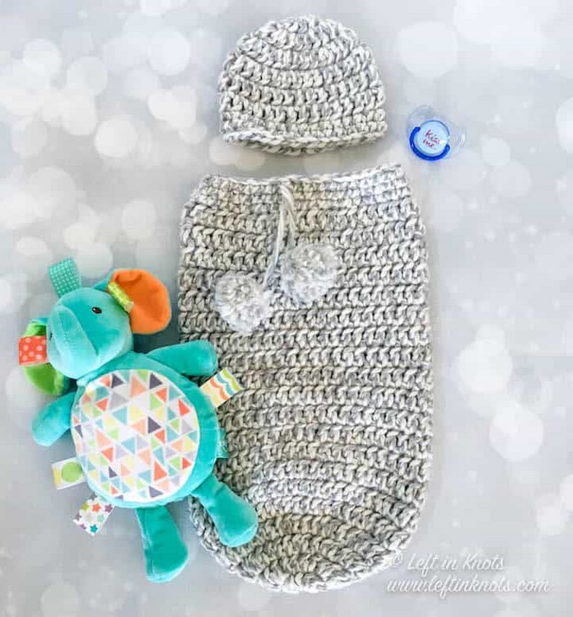 Crochet Baby Cocoon Set