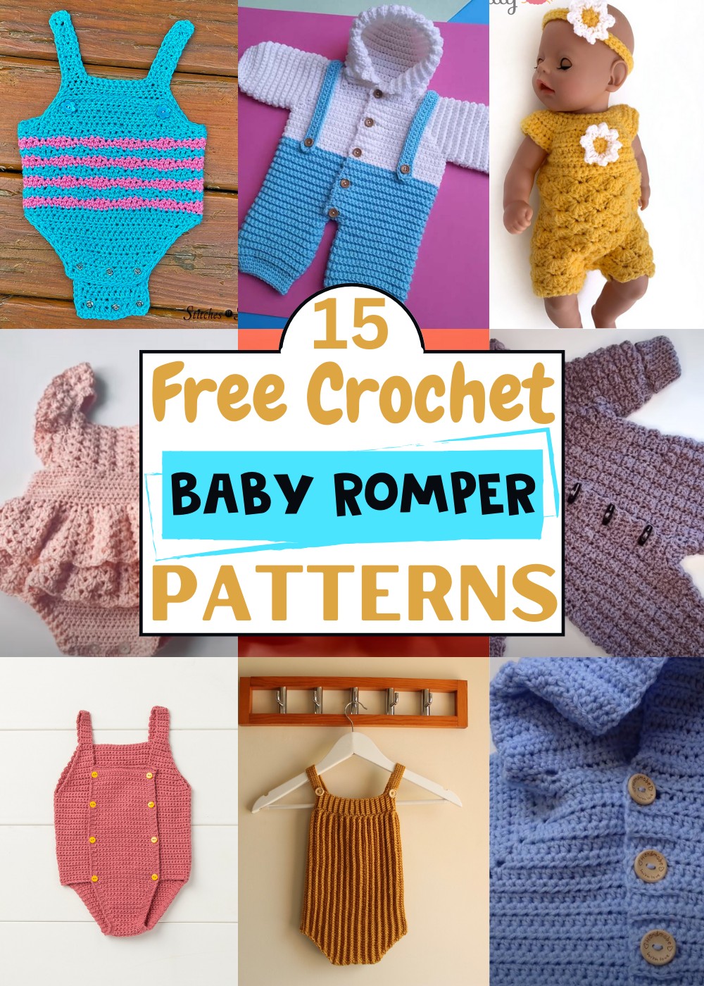 Crochet Baby Romper Patterns 1