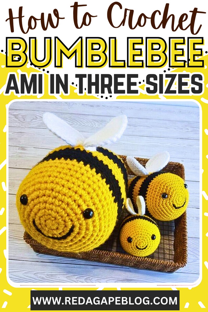 Crochet Bee Tiktok In 3 Sizes