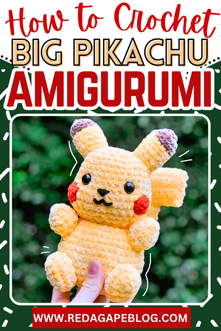 Crochet Big Pikachu Tutorial