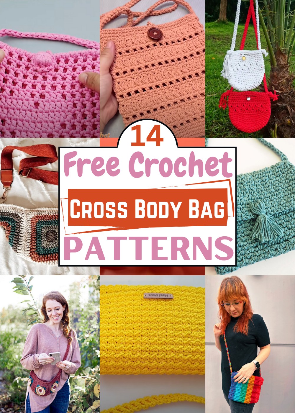 Crochet Cross Body Bag Free Patterns 1