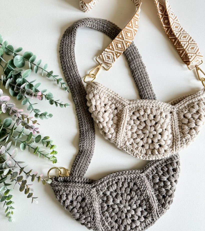 Crochet Crossbody Bag