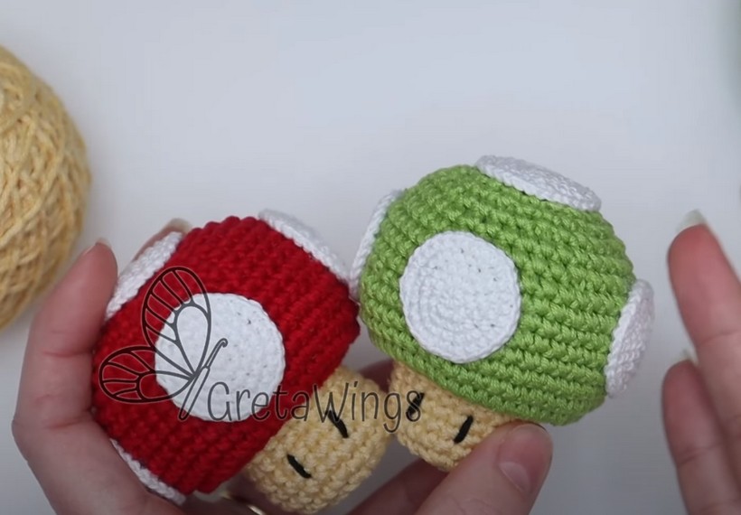 Crochet Cute Mushrooms