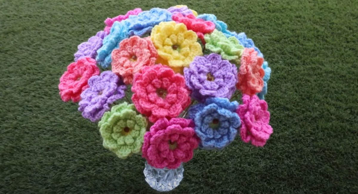 Crochet Flower Bouquet Patterns